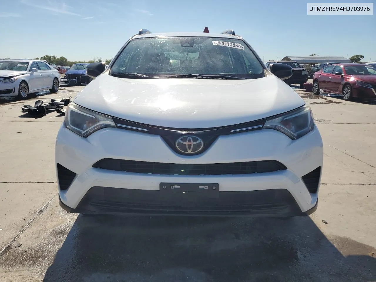 2017 Toyota Rav4 Le VIN: JTMZFREV4HJ703976 Lot: 80113364