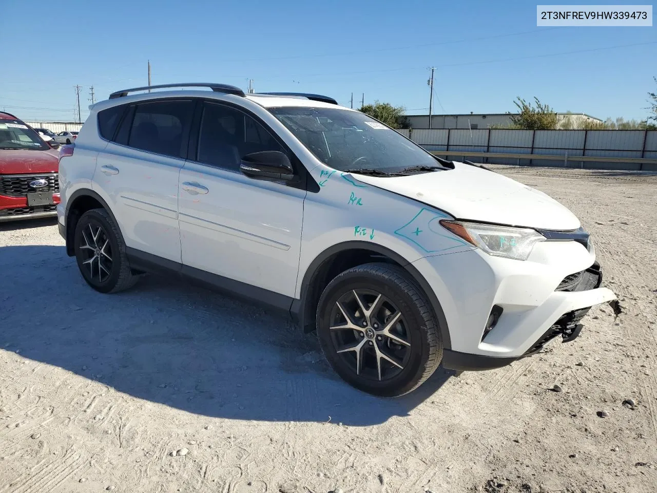 2017 Toyota Rav4 Se VIN: 2T3NFREV9HW339473 Lot: 80145854