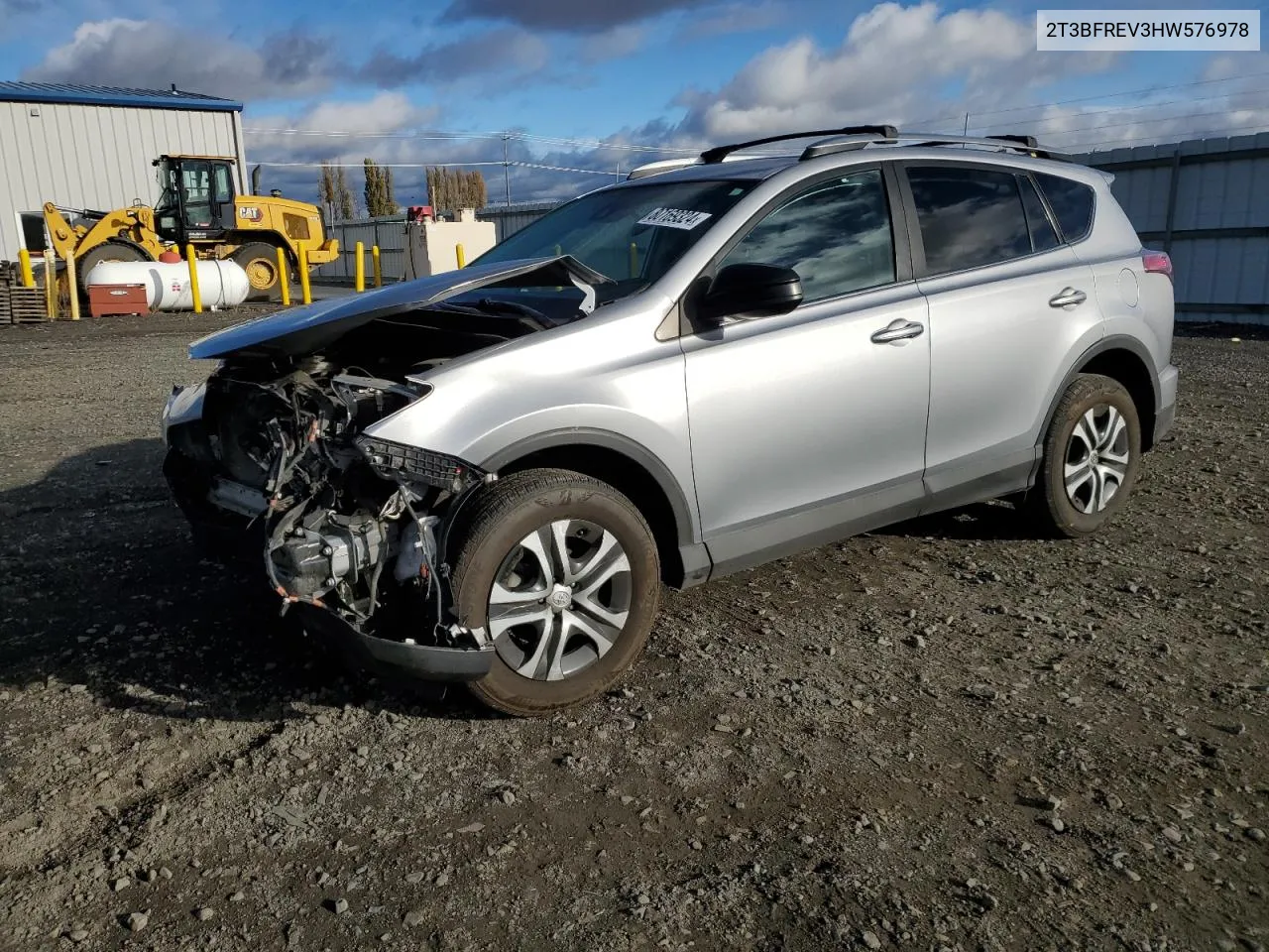 2017 Toyota Rav4 Le VIN: 2T3BFREV3HW576978 Lot: 80169324