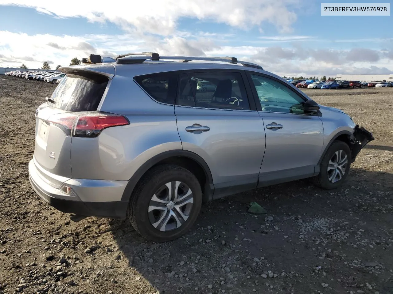 2017 Toyota Rav4 Le VIN: 2T3BFREV3HW576978 Lot: 80169324