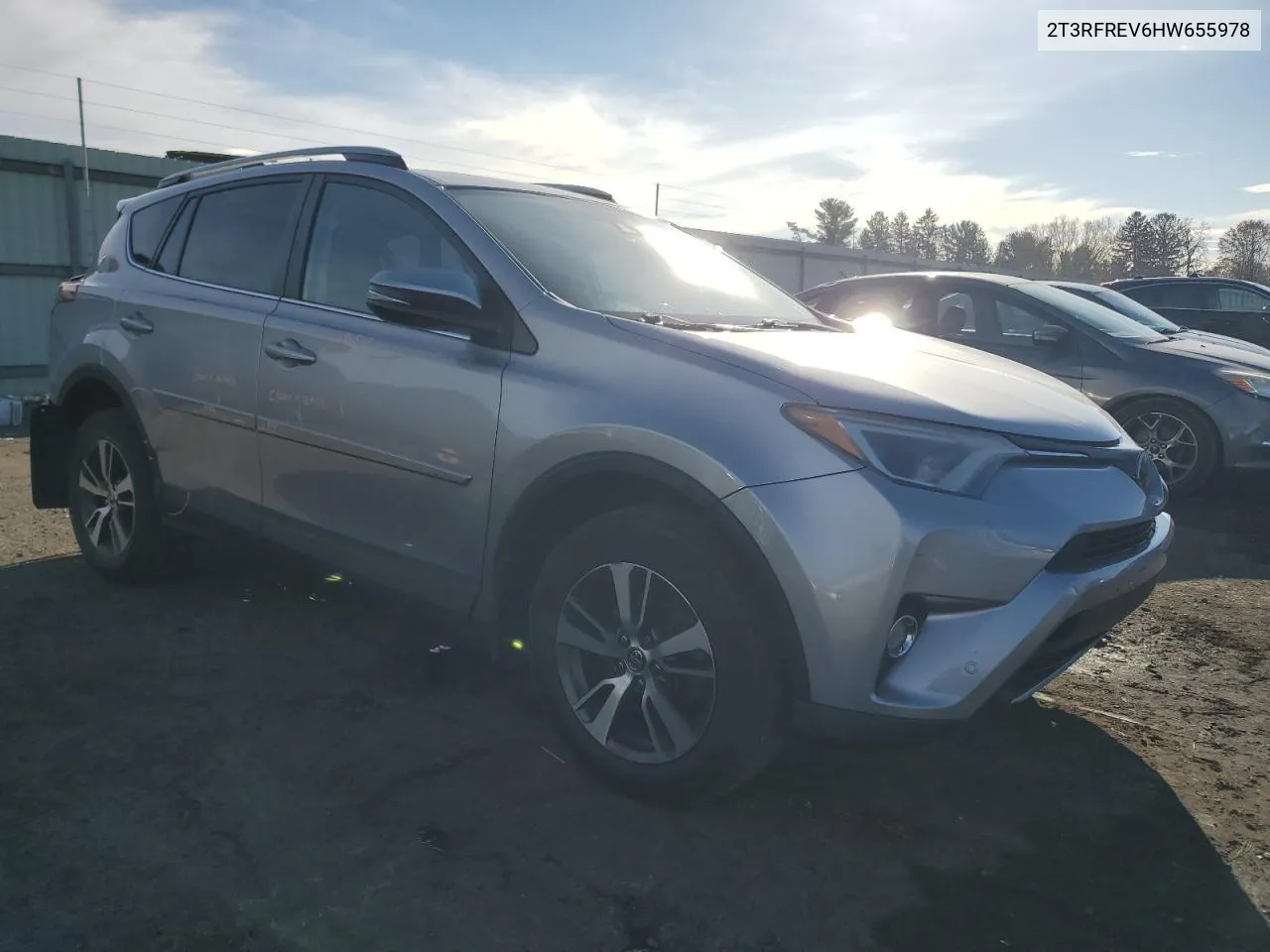 2017 Toyota Rav4 Xle VIN: 2T3RFREV6HW655978 Lot: 80187074