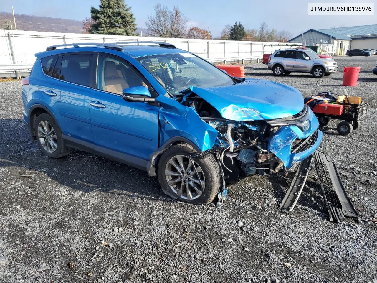 2017 Toyota Rav4 Hv Limited VIN: JTMDJREV6HD138976 Lot: 80244004