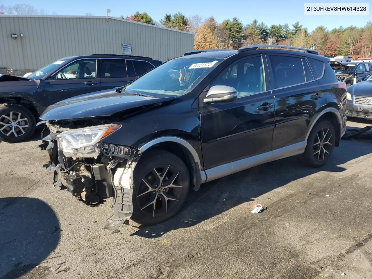 2017 Toyota Rav4 Se VIN: 2T3JFREV8HW614328 Lot: 80261574