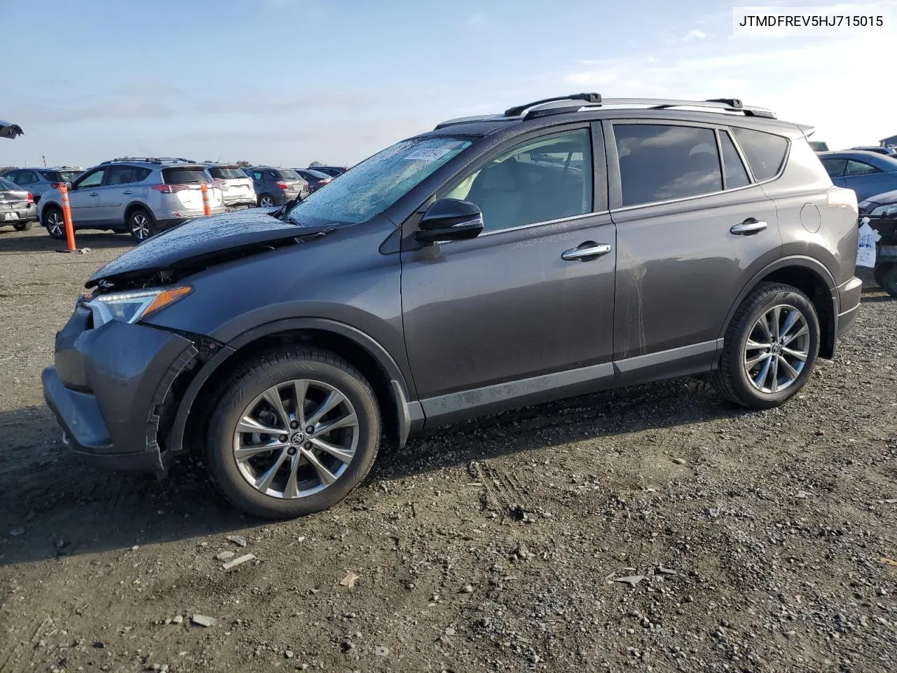 2017 Toyota Rav4 Limited VIN: JTMDFREV5HJ715015 Lot: 80390894