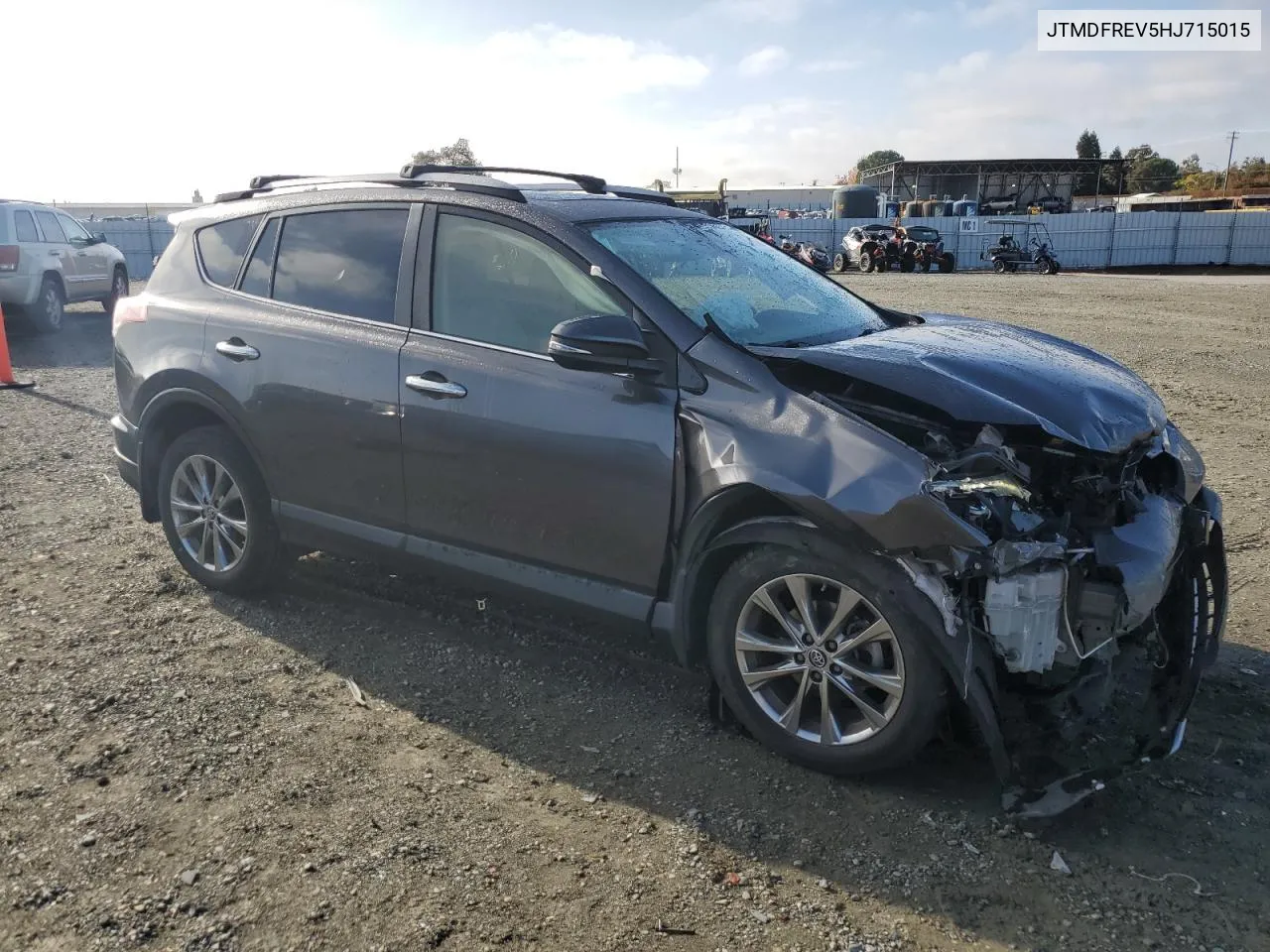 2017 Toyota Rav4 Limited VIN: JTMDFREV5HJ715015 Lot: 80390894