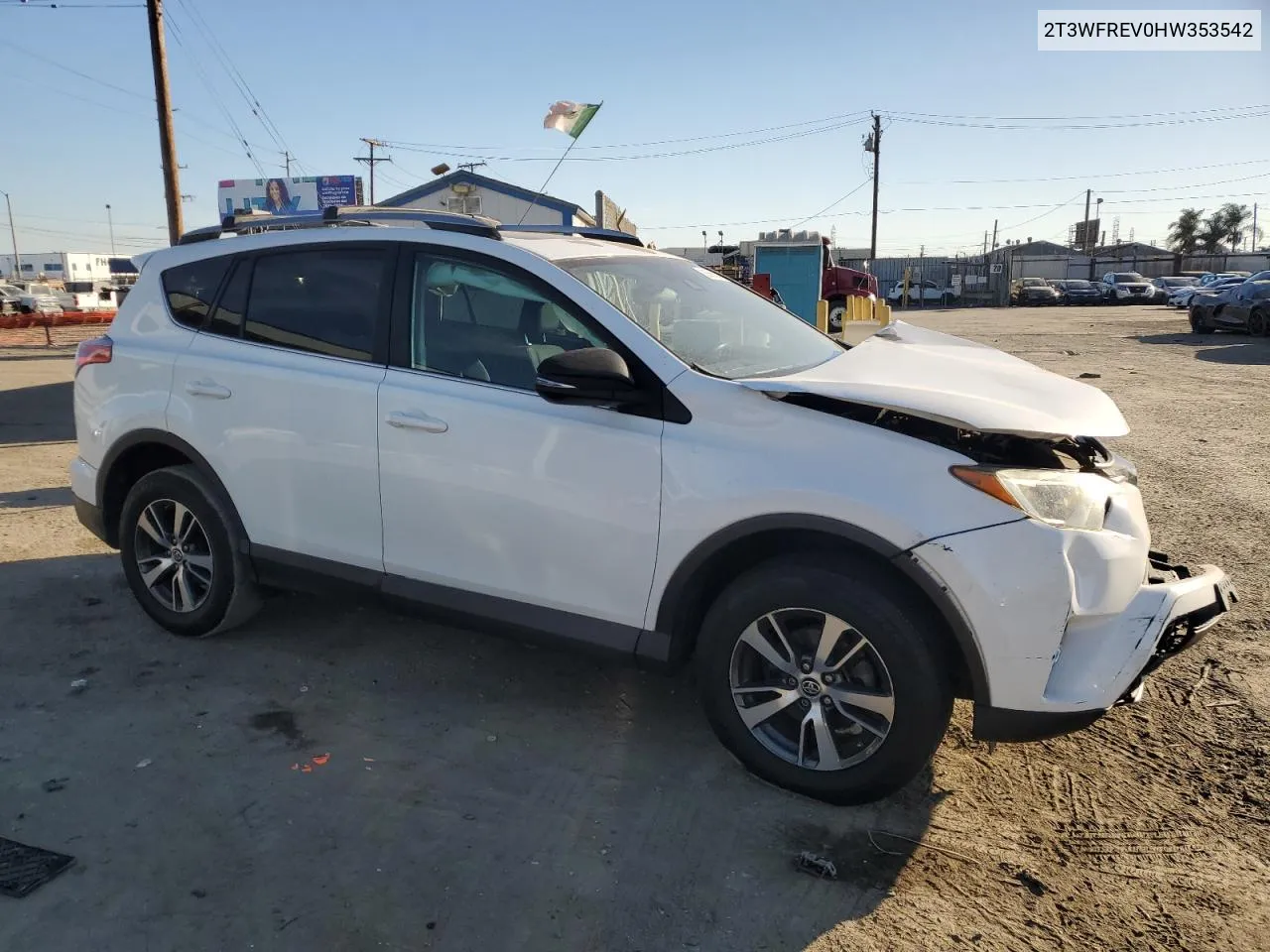 2017 Toyota Rav4 Xle VIN: 2T3WFREV0HW353542 Lot: 80566034