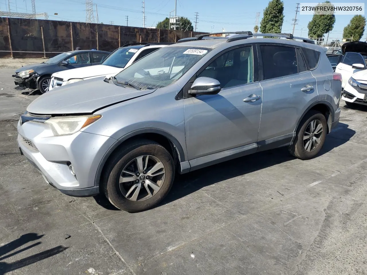 2017 Toyota Rav4 Xle VIN: 2T3WFREV8HW320756 Lot: 80589154