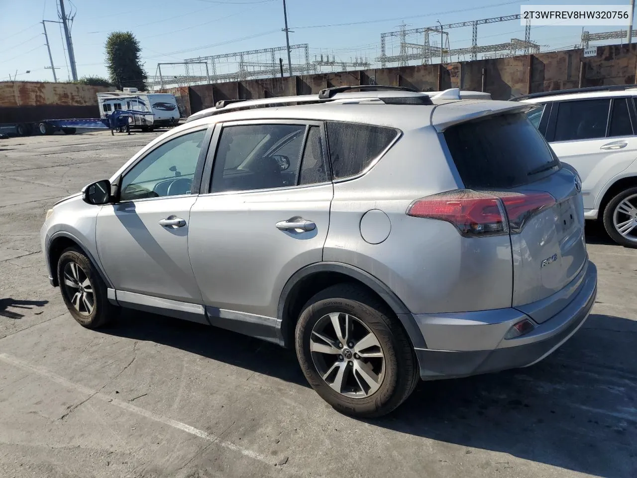 2017 Toyota Rav4 Xle VIN: 2T3WFREV8HW320756 Lot: 80589154