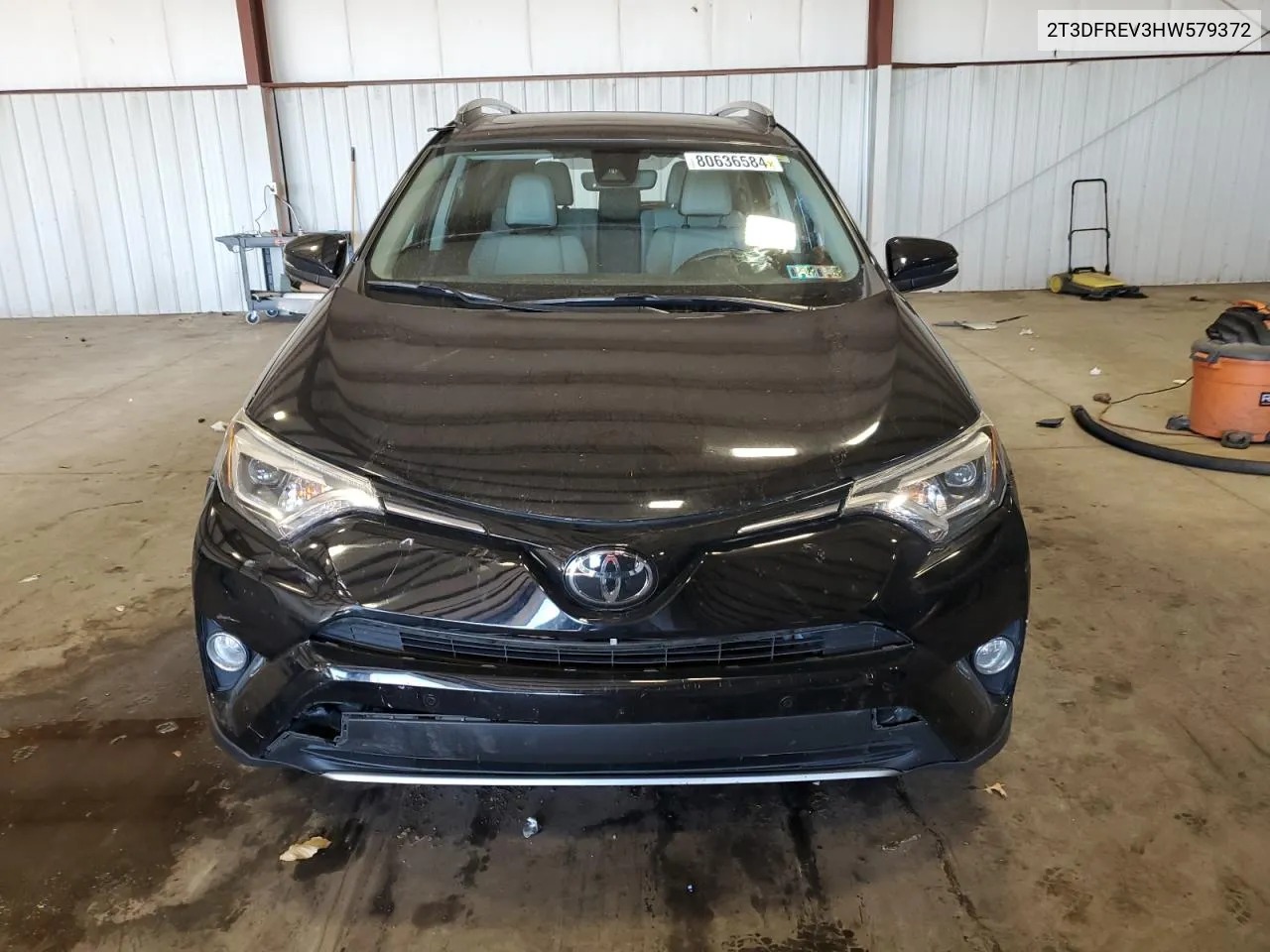 2017 Toyota Rav4 Limited VIN: 2T3DFREV3HW579372 Lot: 80636584