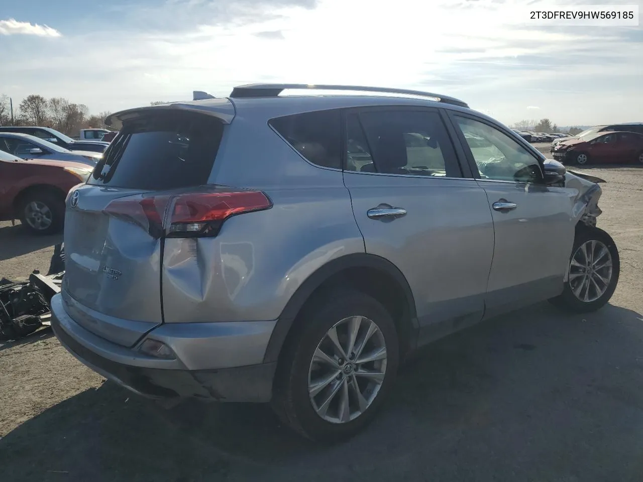 2017 Toyota Rav4 Limited VIN: 2T3DFREV9HW569185 Lot: 80671004