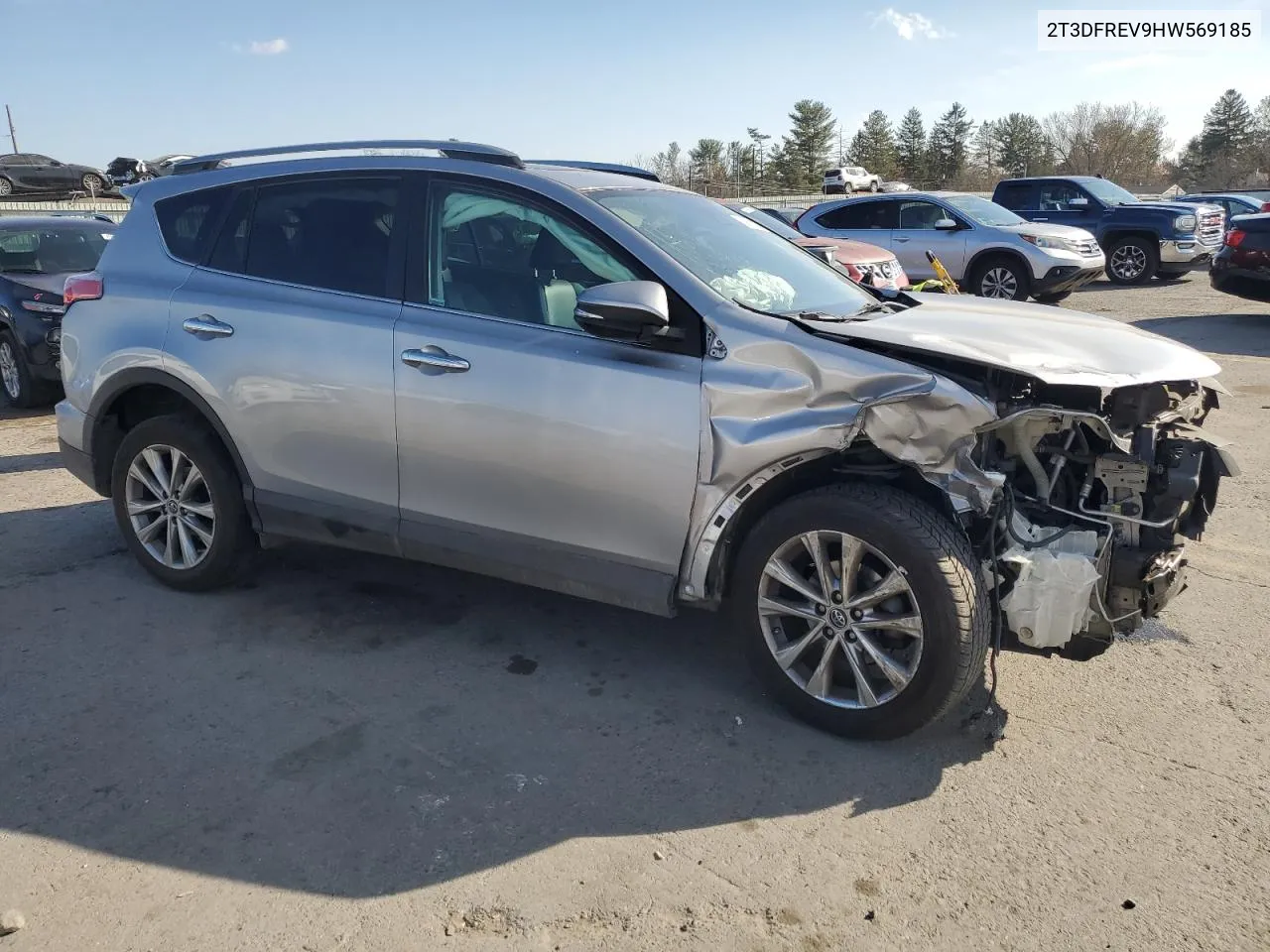 2017 Toyota Rav4 Limited VIN: 2T3DFREV9HW569185 Lot: 80671004