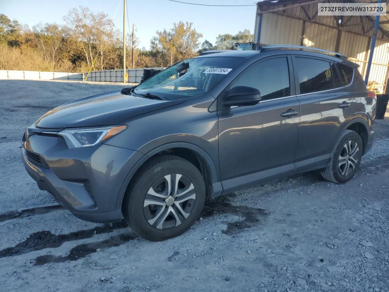 2017 Toyota Rav4 Le VIN: 2T3ZFREV0HW313720 Lot: 80697554