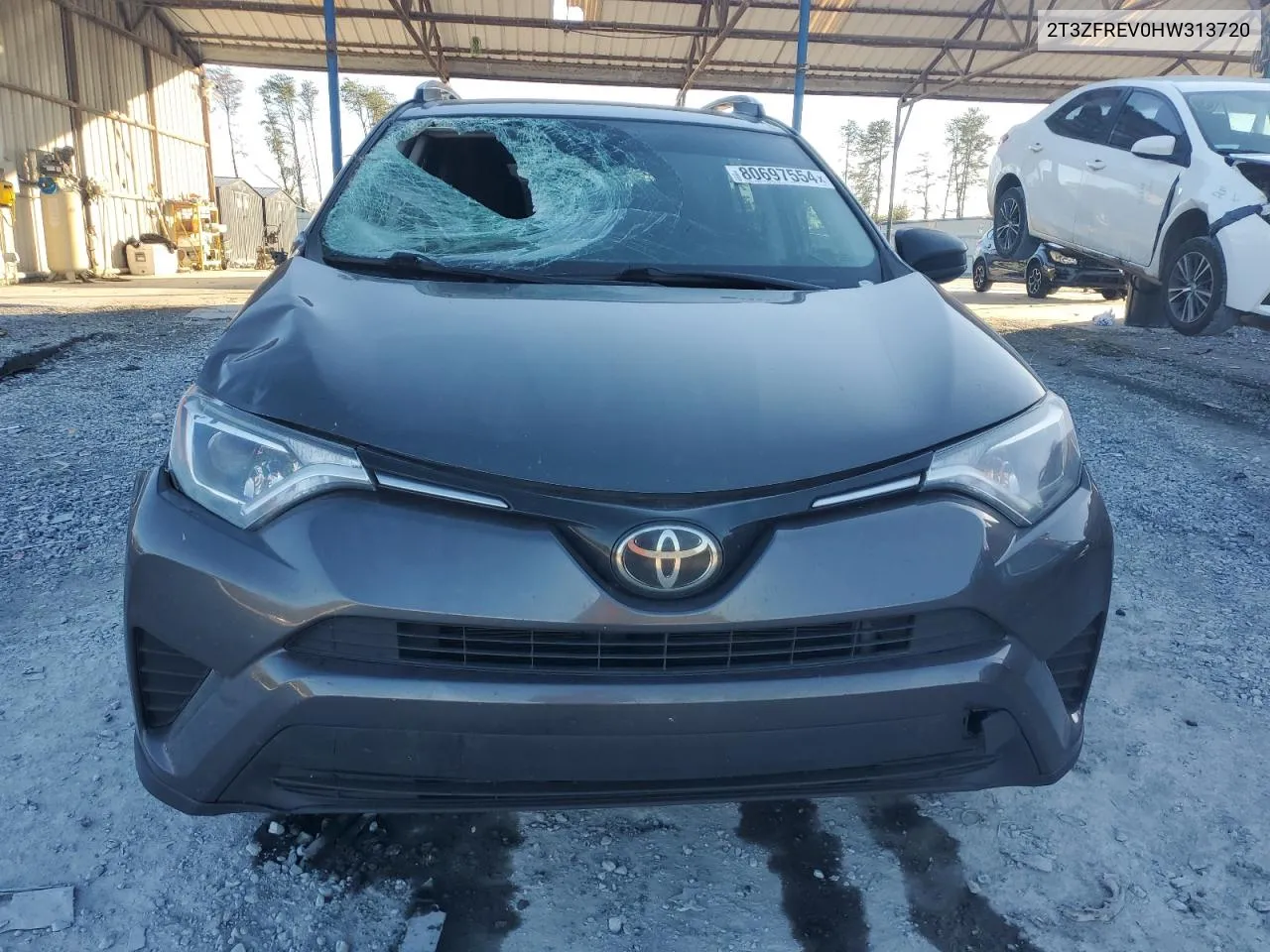 2017 Toyota Rav4 Le VIN: 2T3ZFREV0HW313720 Lot: 80697554