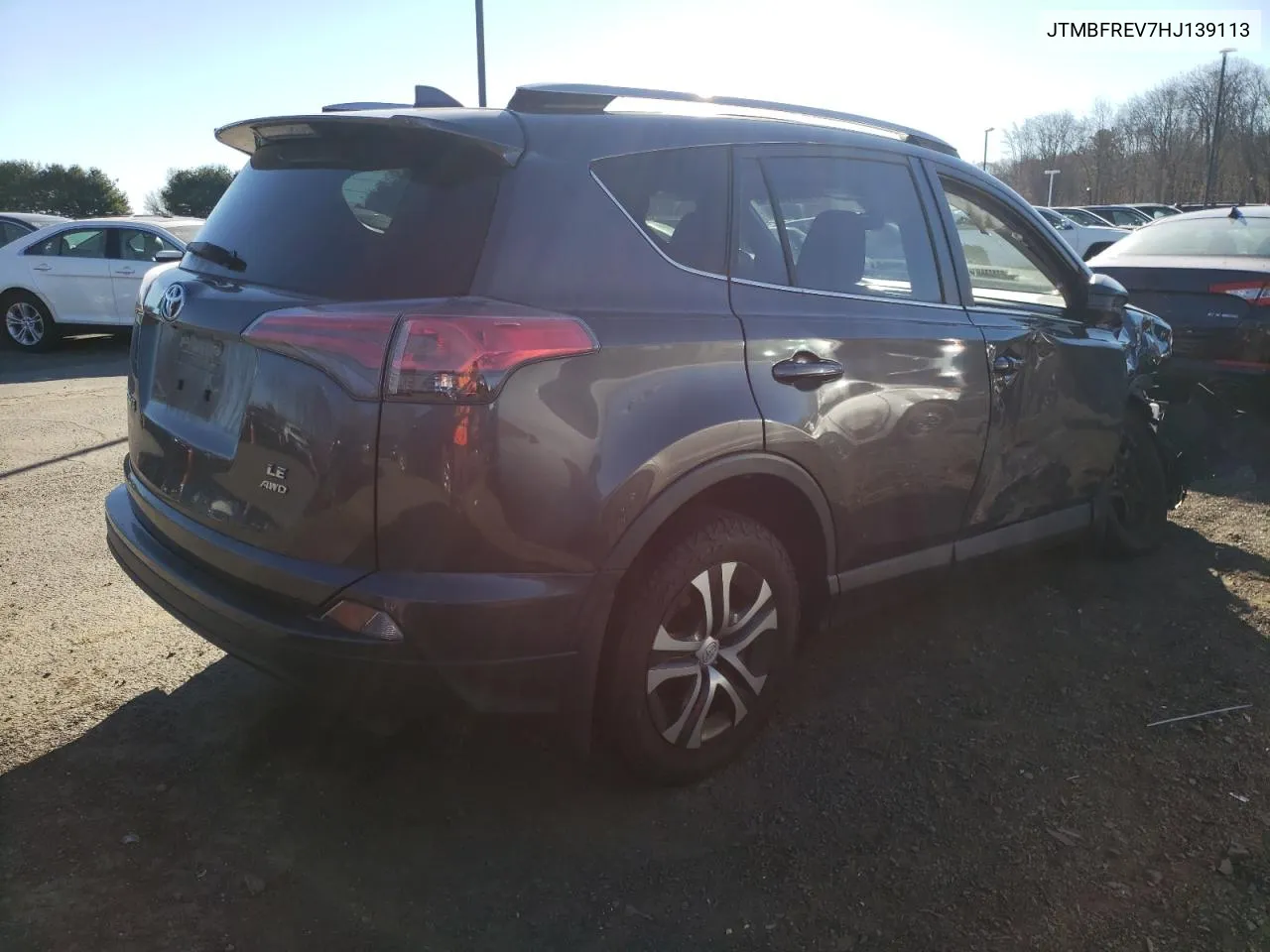 2017 Toyota Rav4 Le VIN: JTMBFREV7HJ139113 Lot: 80736224