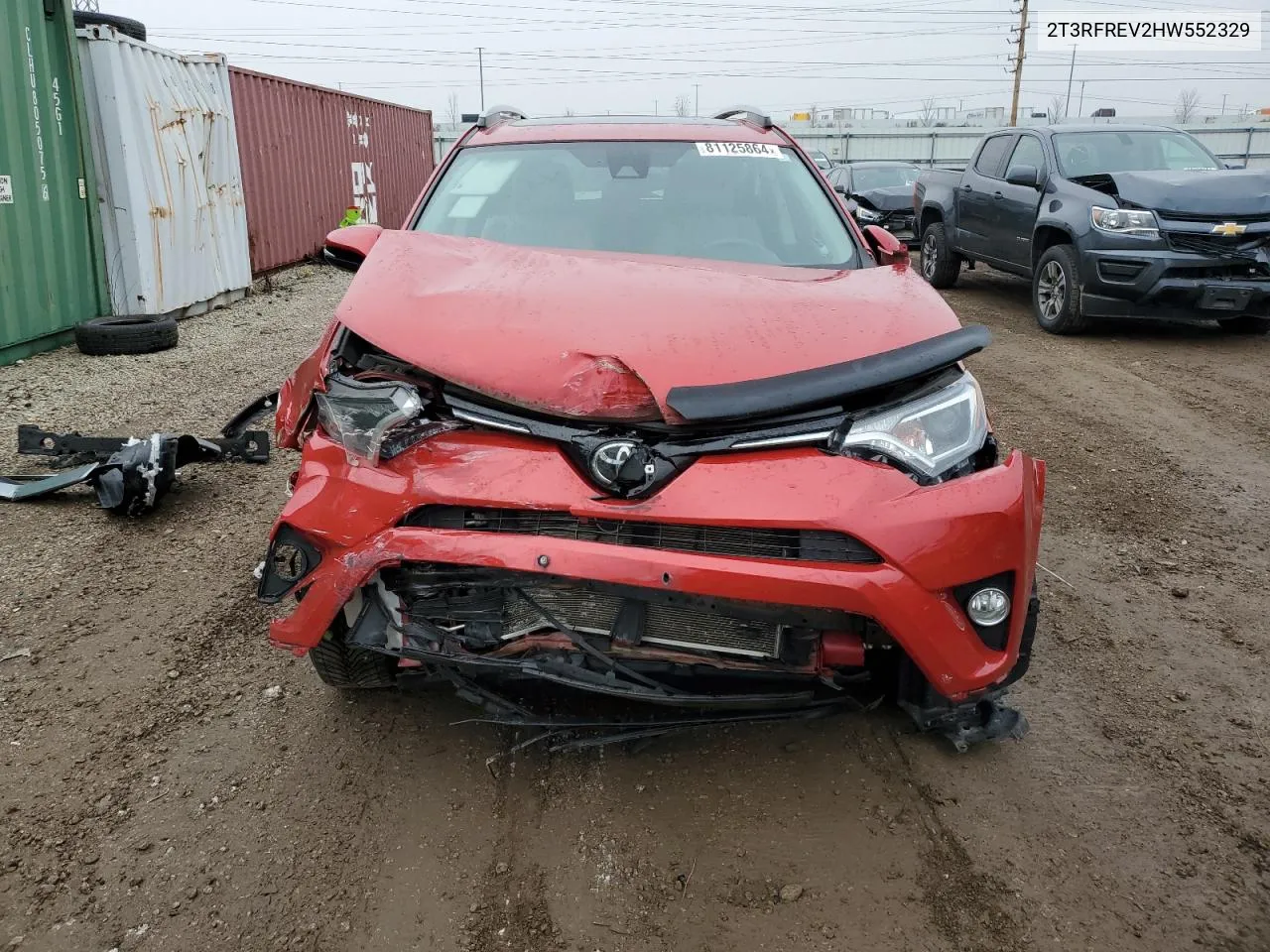 2017 Toyota Rav4 Xle VIN: 2T3RFREV2HW552329 Lot: 81125864