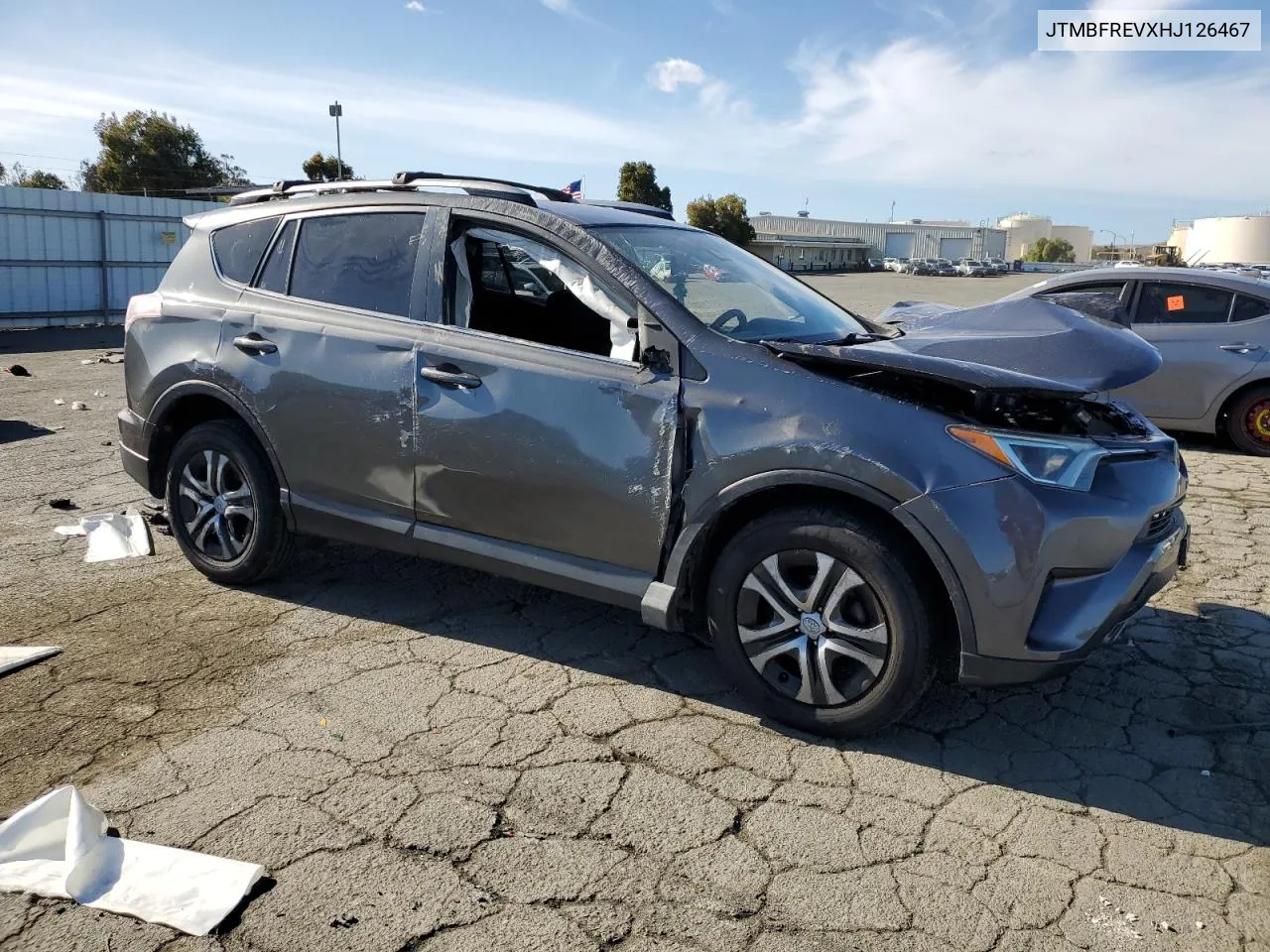 2017 Toyota Rav4 Le VIN: JTMBFREVXHJ126467 Lot: 81323164