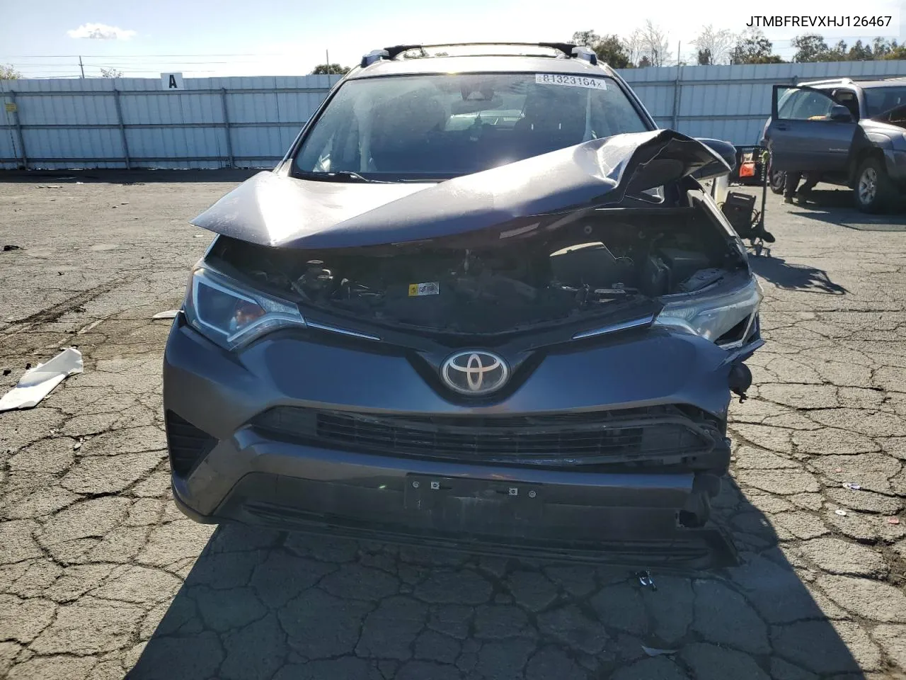 2017 Toyota Rav4 Le VIN: JTMBFREVXHJ126467 Lot: 81323164