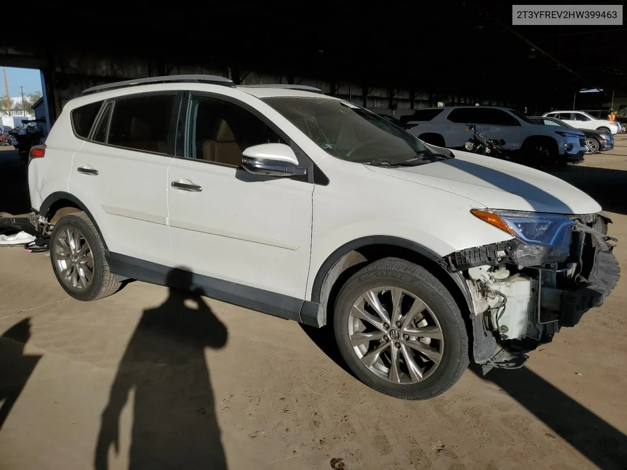 2017 Toyota Rav4 Limited VIN: 2T3YFREV2HW399463 Lot: 81372284