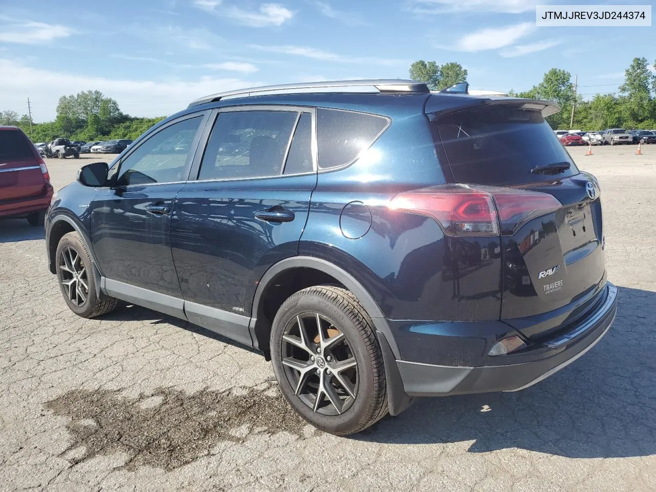 2018 Toyota Rav4 Hv Se VIN: JTMJJREV3JD244374 Lot: 53120784