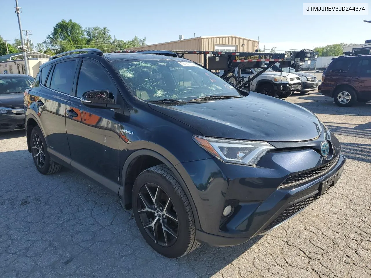 2018 Toyota Rav4 Hv Se VIN: JTMJJREV3JD244374 Lot: 53120784