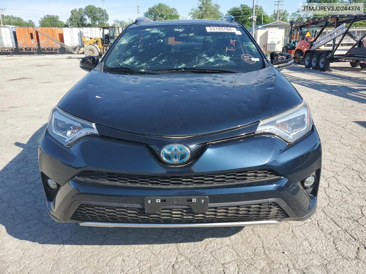 2018 Toyota Rav4 Hv Se VIN: JTMJJREV3JD244374 Lot: 53120784