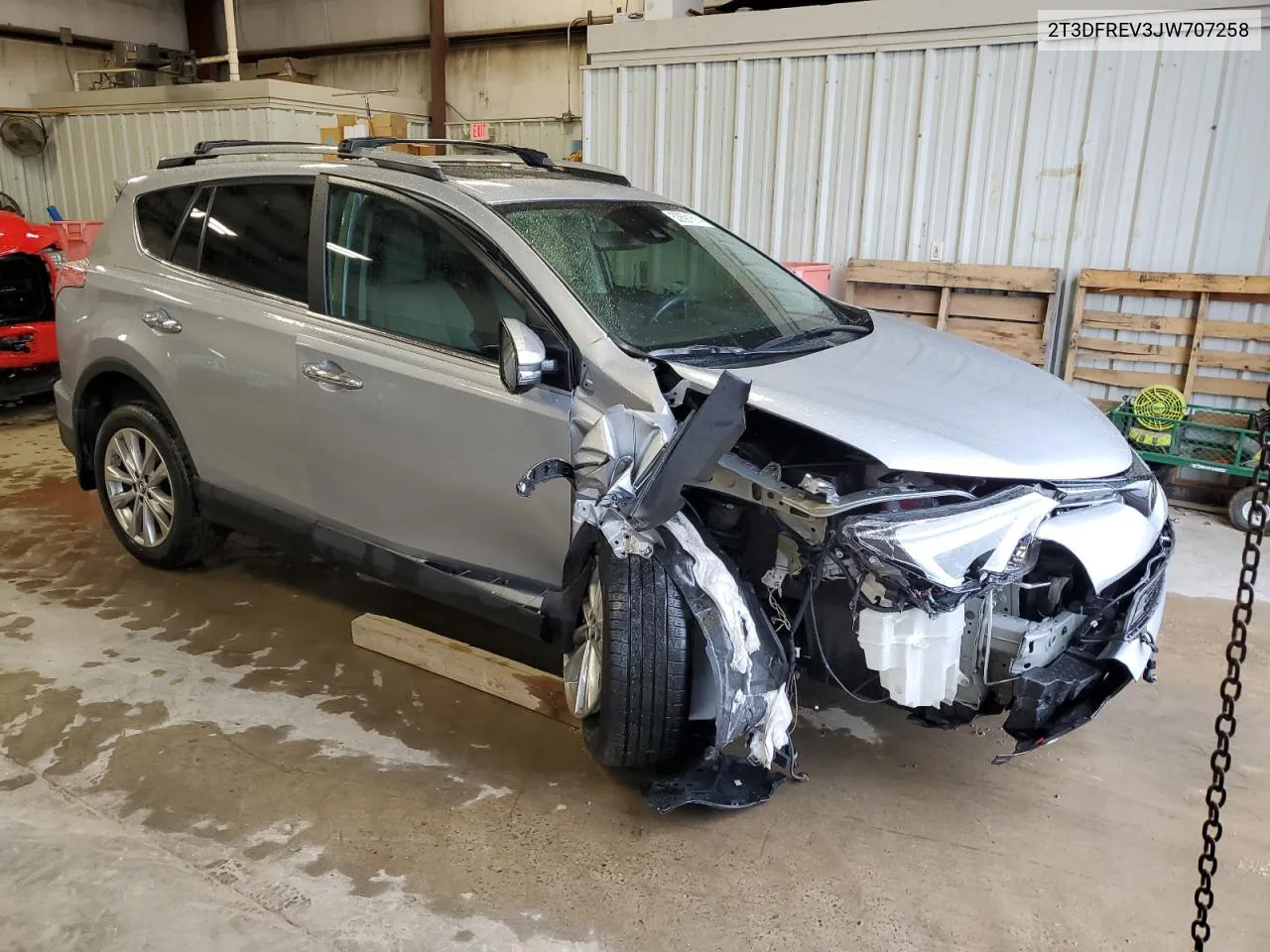 2018 Toyota Rav4 Limited VIN: 2T3DFREV3JW707258 Lot: 53591614