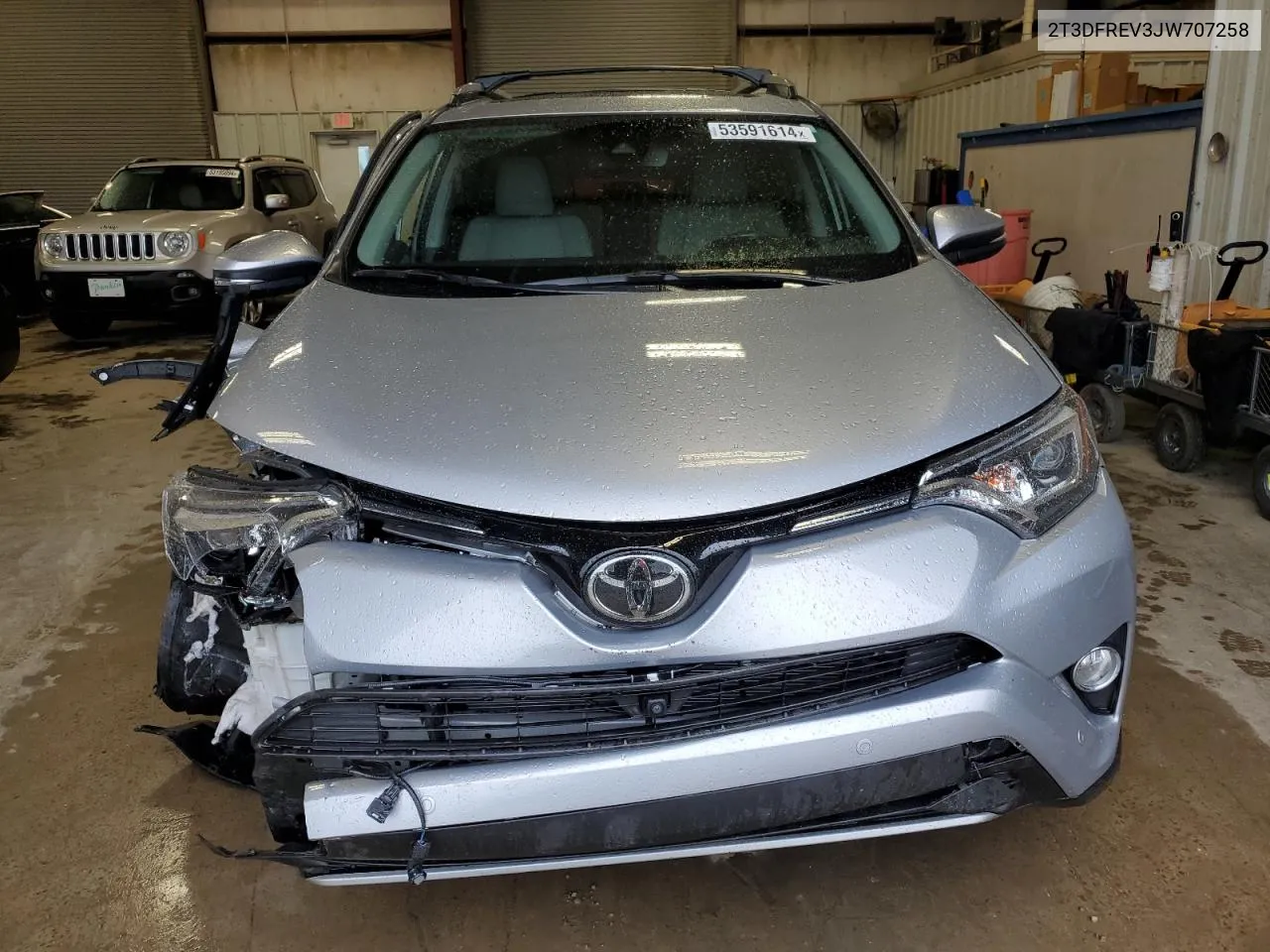 2T3DFREV3JW707258 2018 Toyota Rav4 Limited