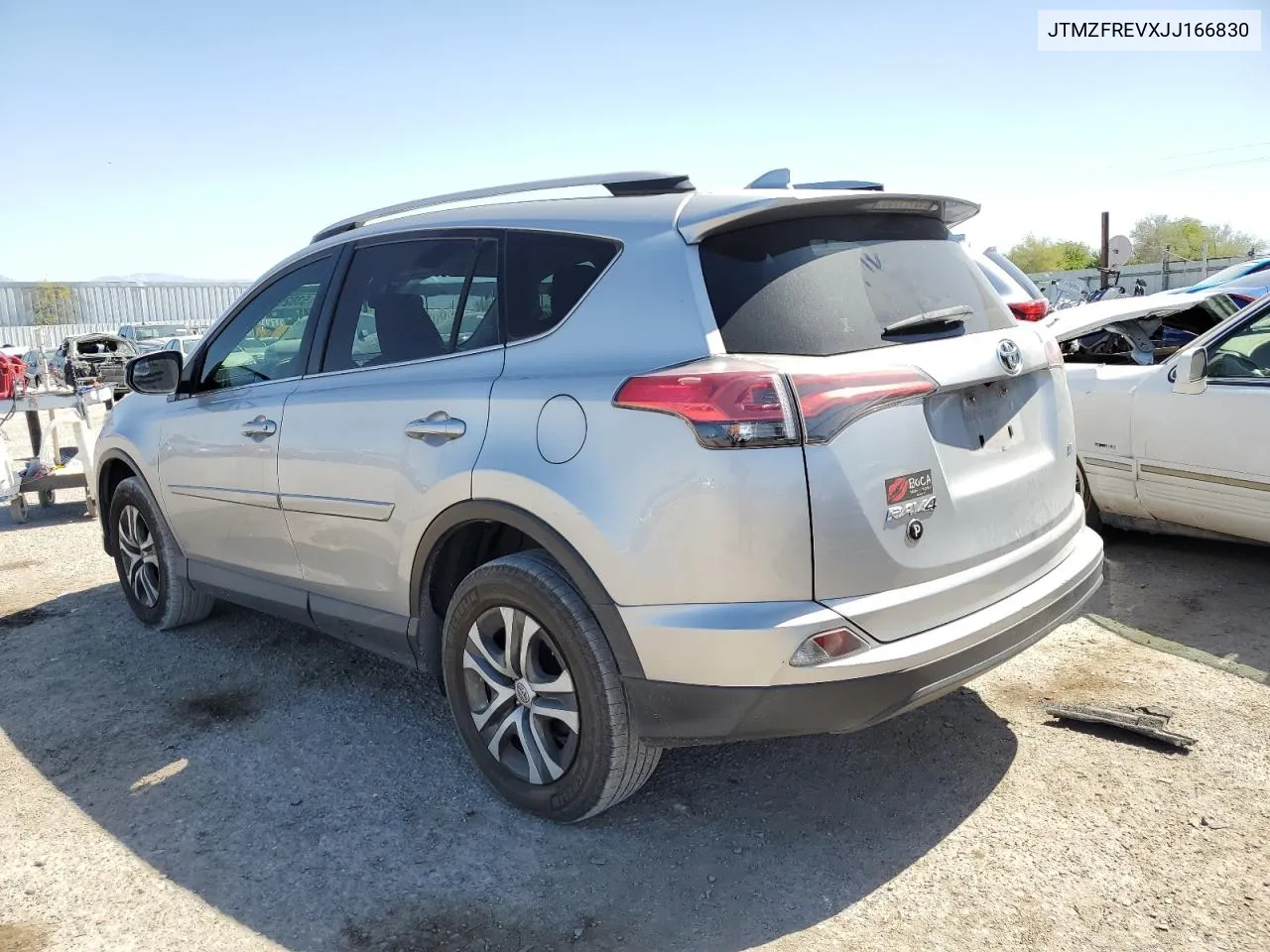 2018 Toyota Rav4 Le VIN: JTMZFREVXJJ166830 Lot: 53829514