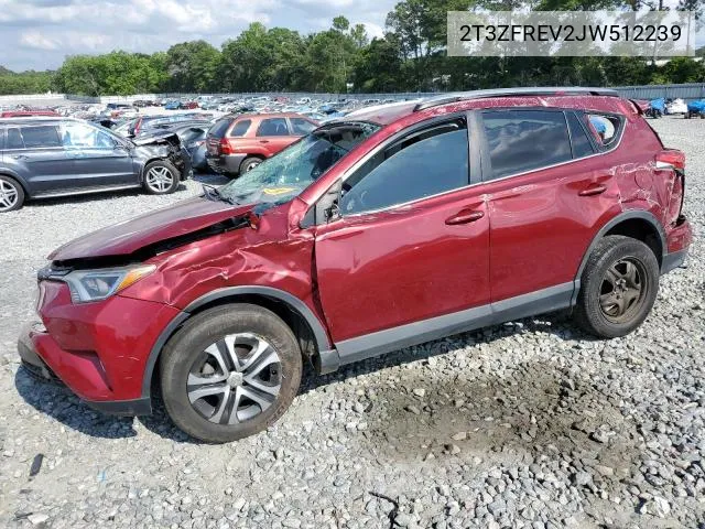 2018 Toyota Rav4 Le VIN: 2T3ZFREV2JW512239 Lot: 55675534