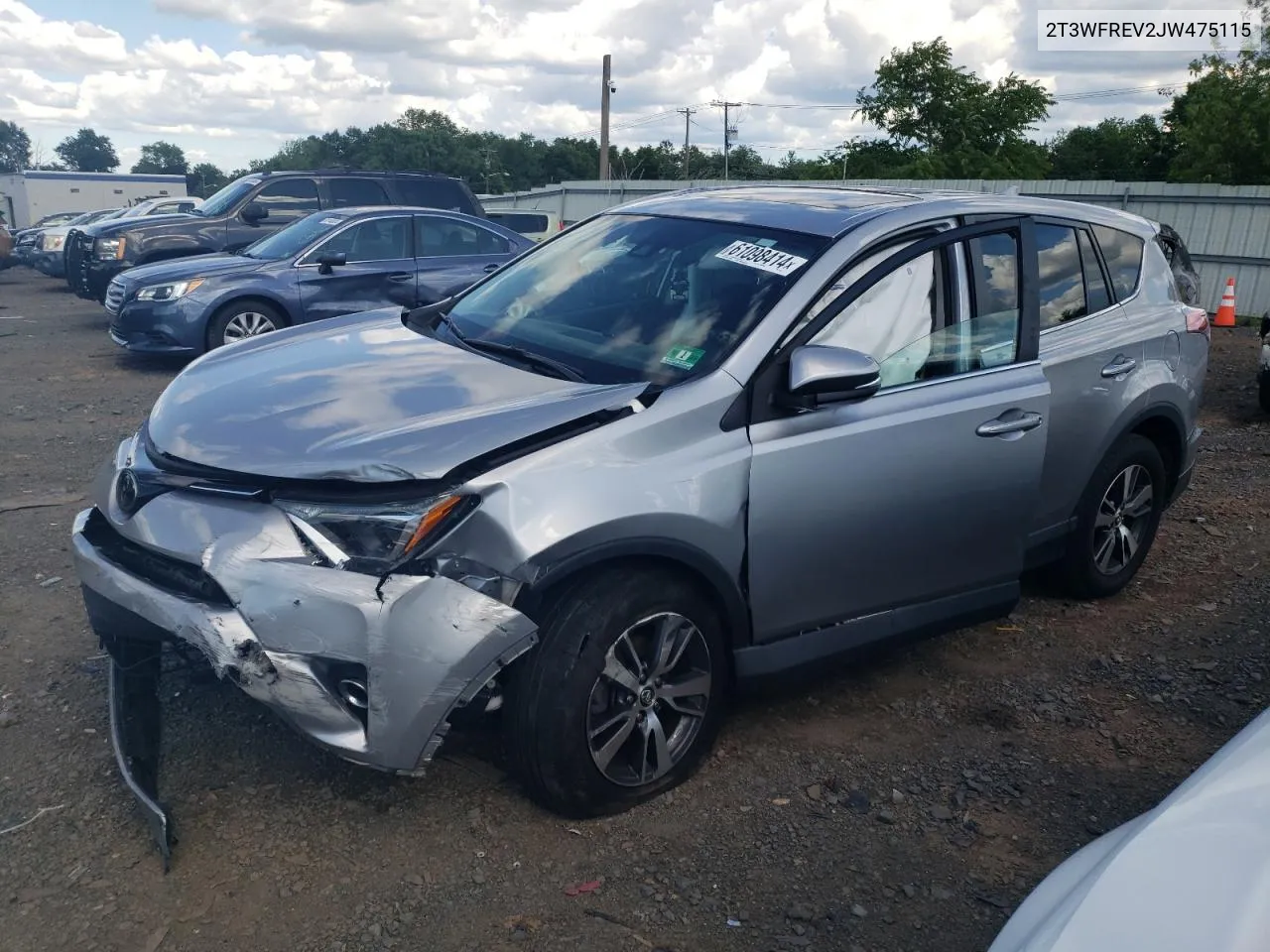 2018 Toyota Rav4 Adventure VIN: 2T3WFREV2JW475115 Lot: 61098414