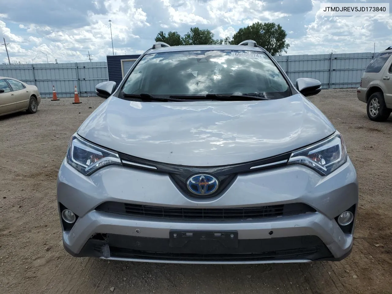 2018 Toyota Rav4 Hv Limited VIN: JTMDJREV5JD173840 Lot: 69468974