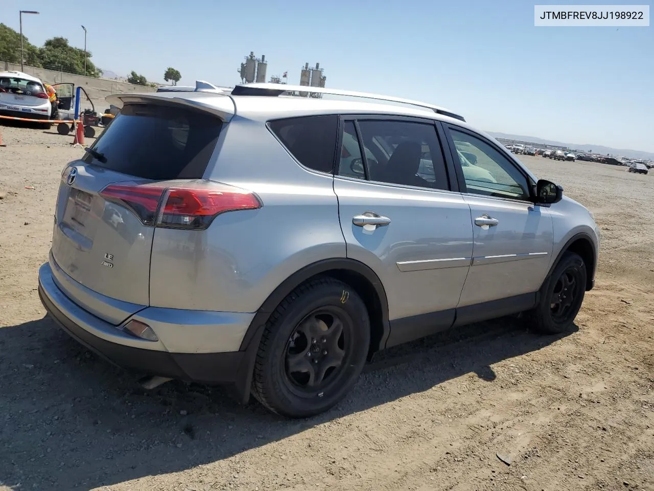 2018 Toyota Rav4 Le VIN: JTMBFREV8JJ198922 Lot: 69627454