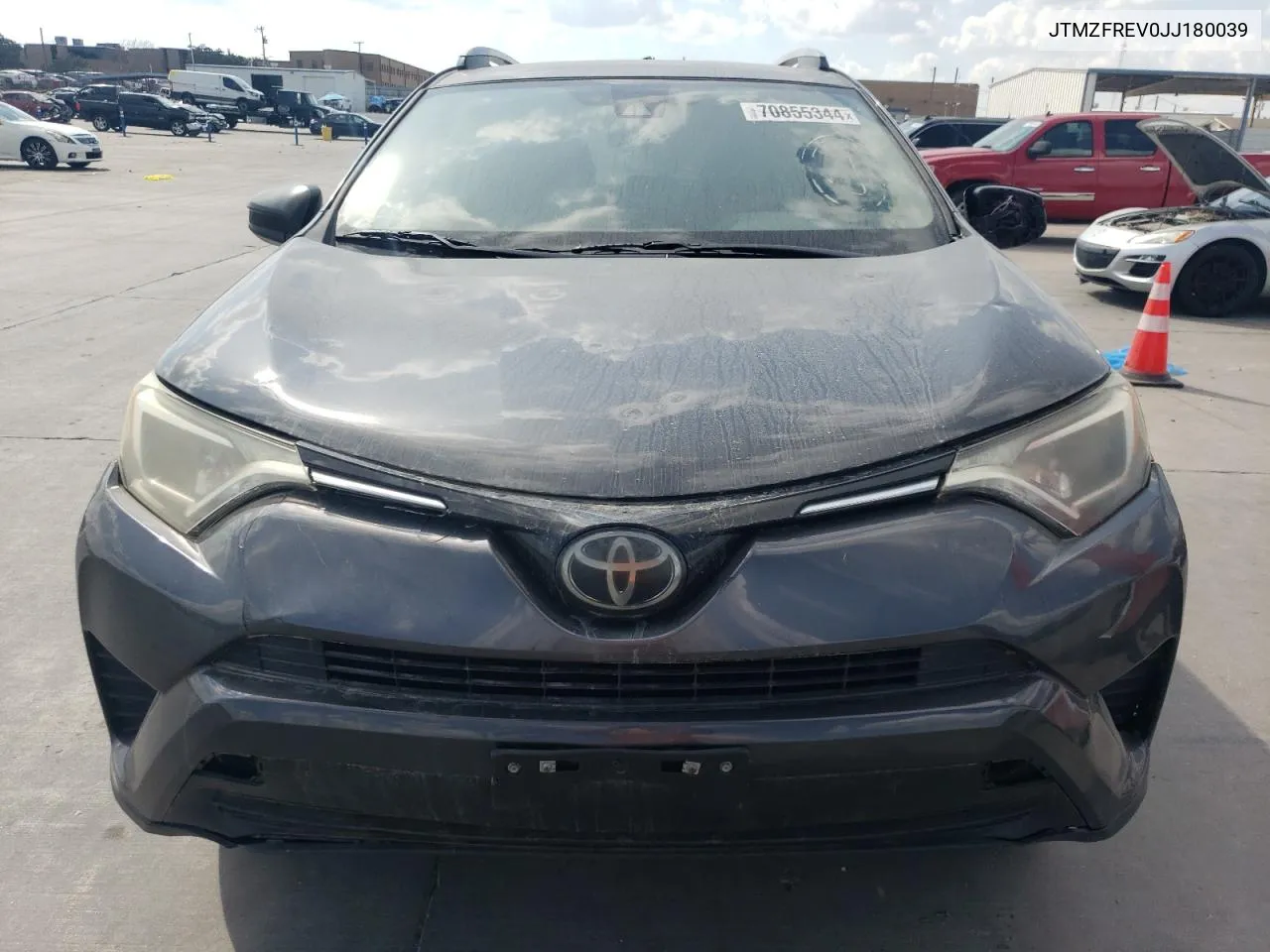 2018 Toyota Rav4 Le VIN: JTMZFREV0JJ180039 Lot: 70855344