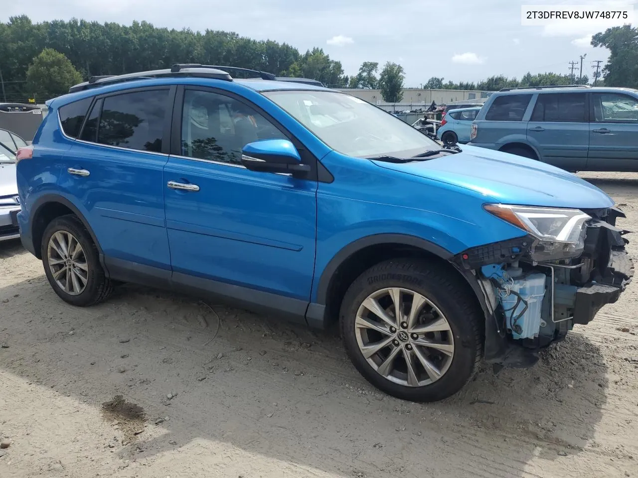 2T3DFREV8JW748775 2018 Toyota Rav4 Limited