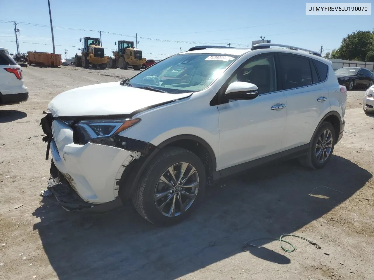 2018 Toyota Rav4 Limited VIN: JTMYFREV6JJ190070 Lot: 71050964