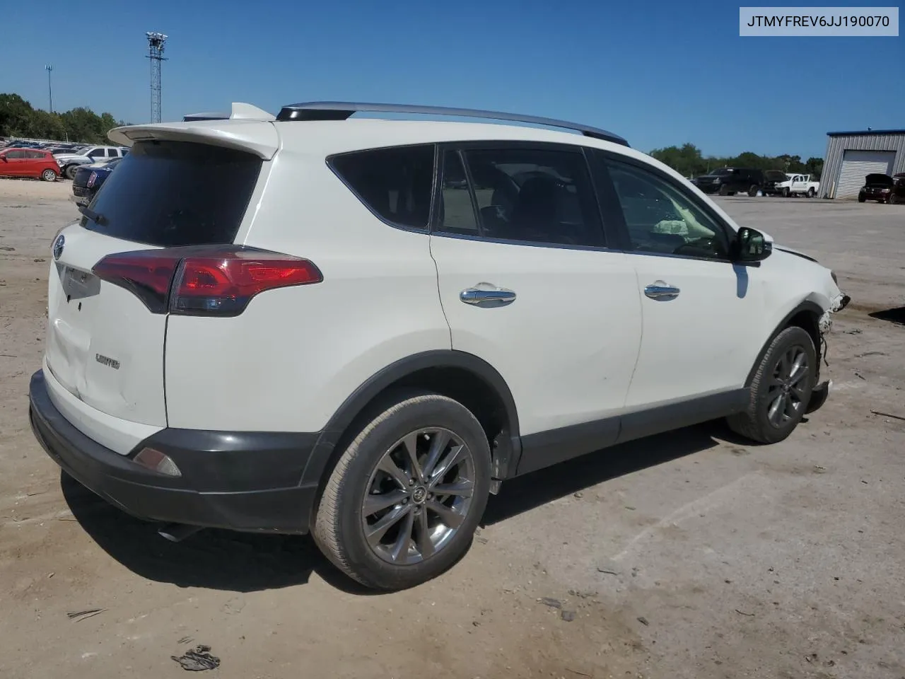 2018 Toyota Rav4 Limited VIN: JTMYFREV6JJ190070 Lot: 71050964