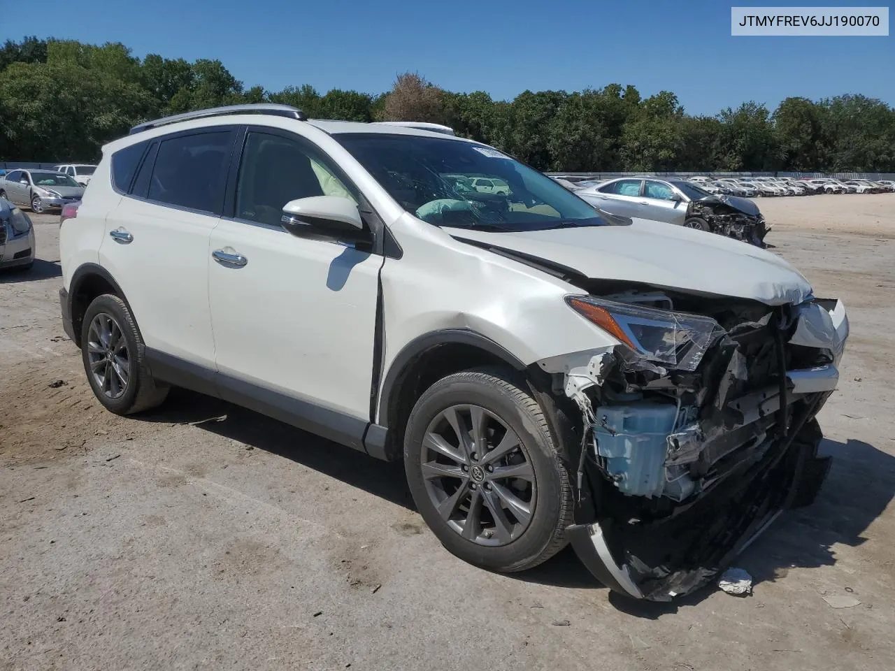 2018 Toyota Rav4 Limited VIN: JTMYFREV6JJ190070 Lot: 71050964