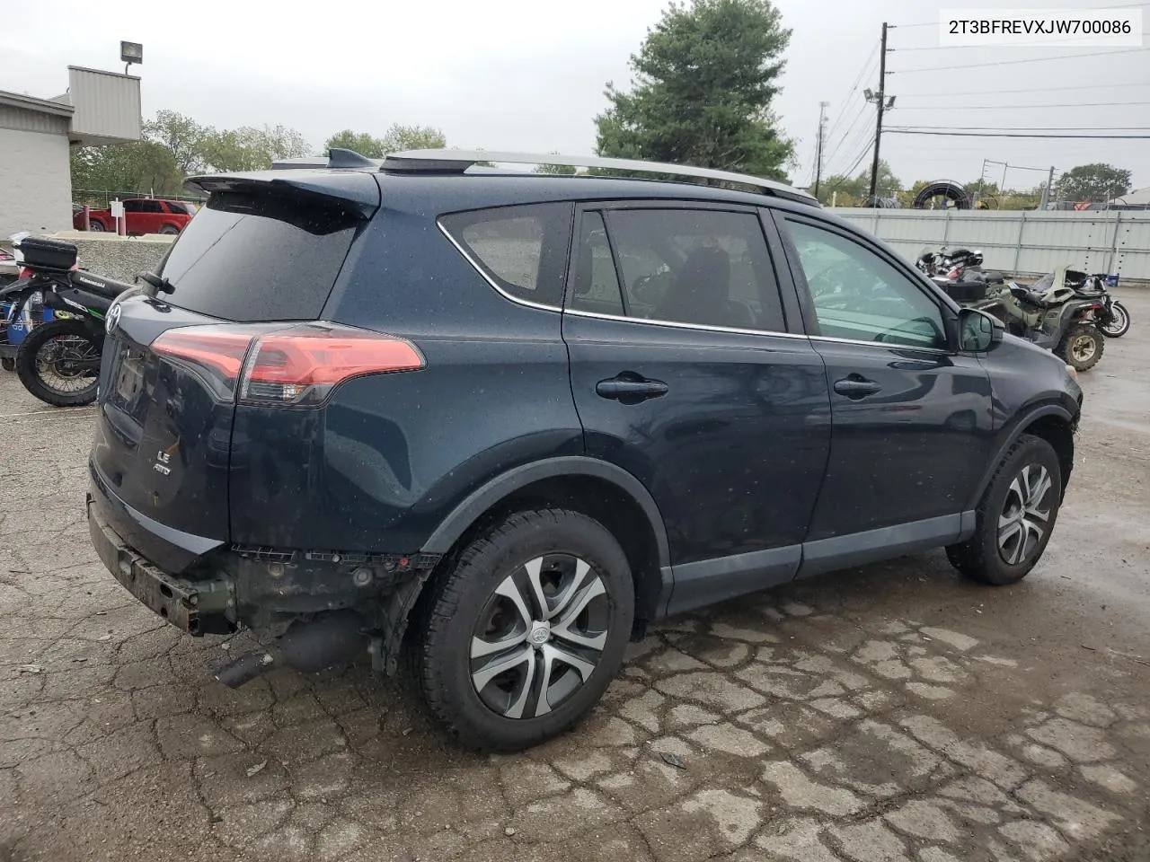 2018 Toyota Rav4 Le VIN: 2T3BFREVXJW700086 Lot: 71368824