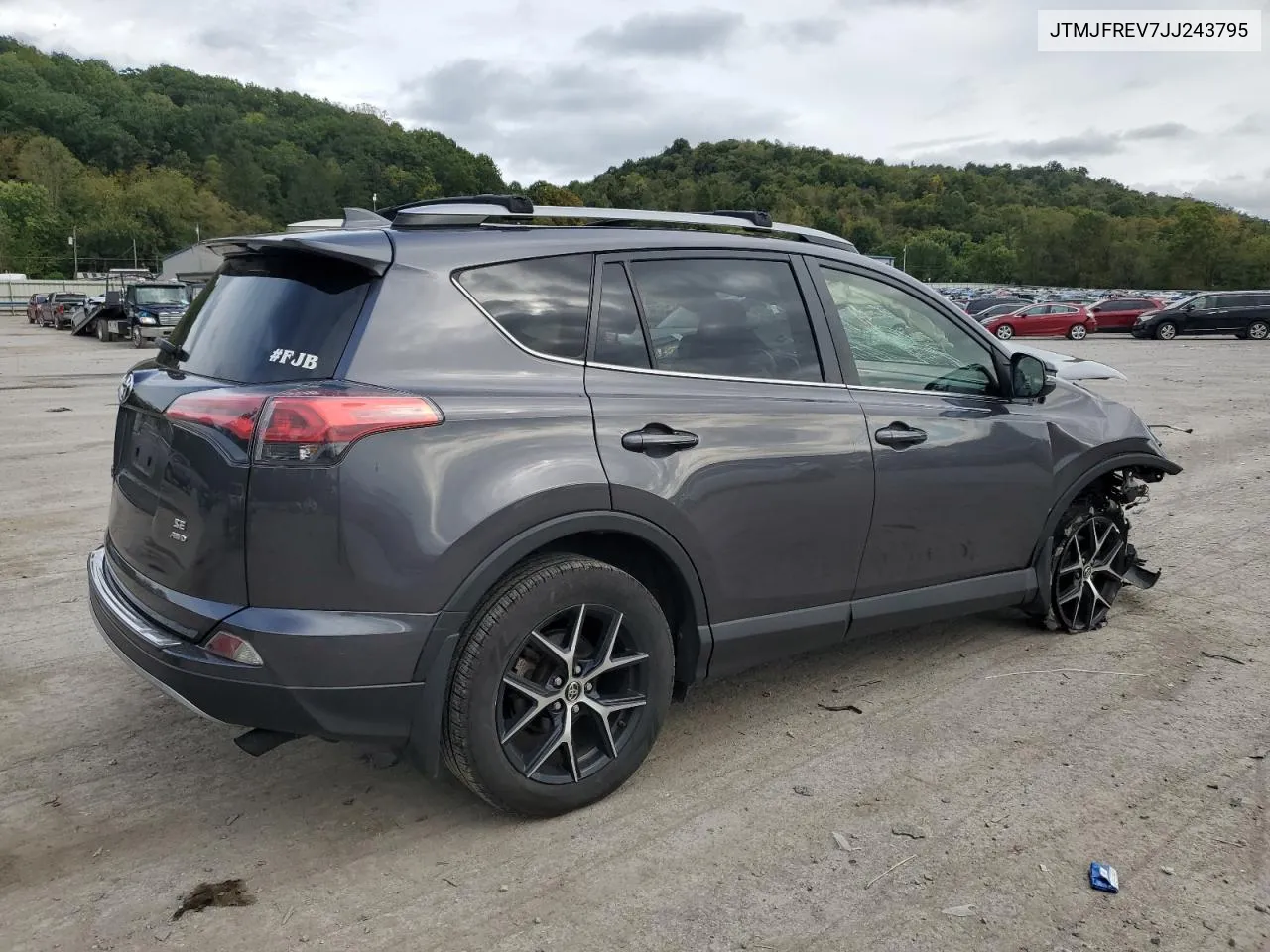 2018 Toyota Rav4 Se VIN: JTMJFREV7JJ243795 Lot: 72088434