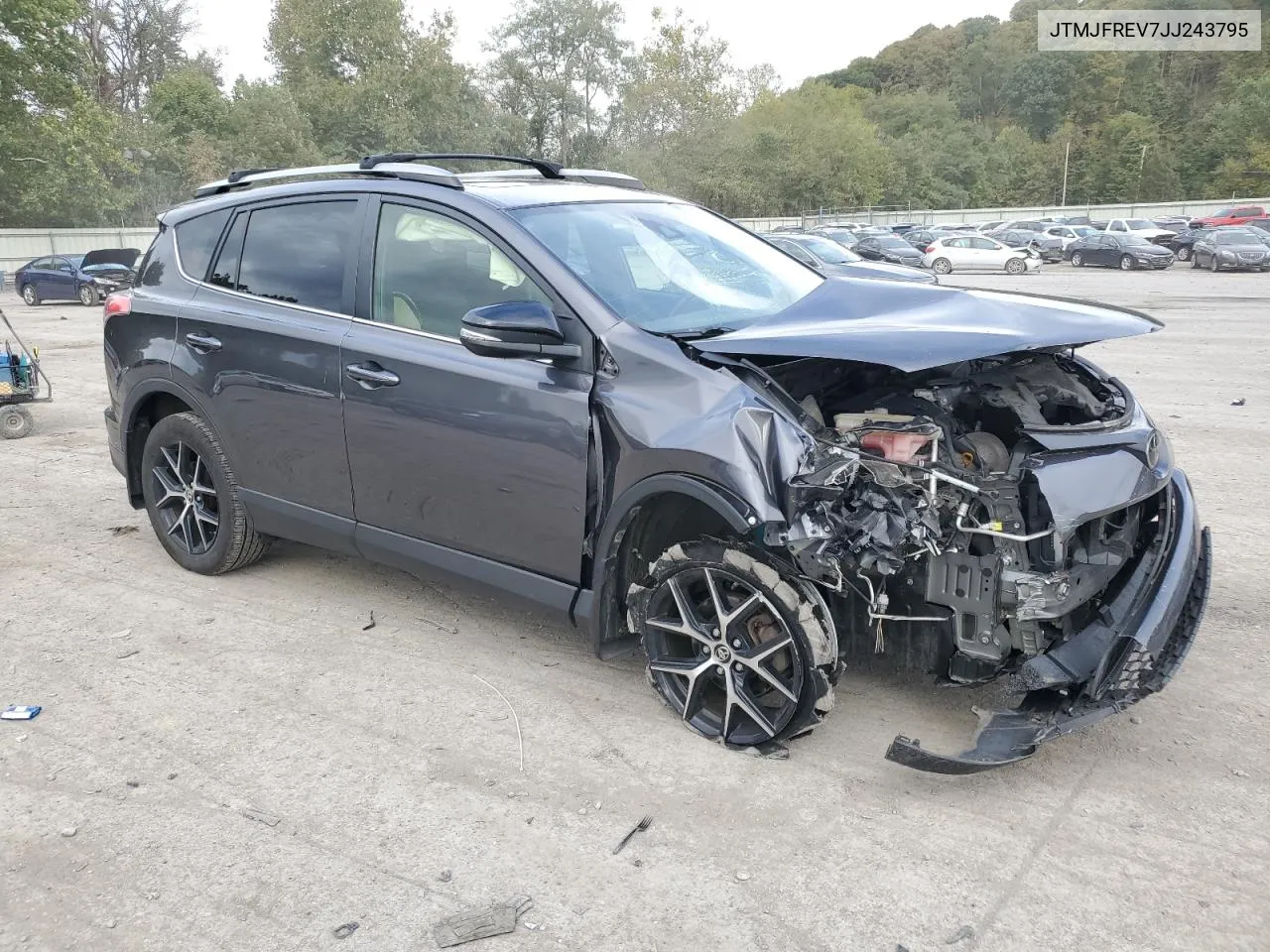 2018 Toyota Rav4 Se VIN: JTMJFREV7JJ243795 Lot: 72088434