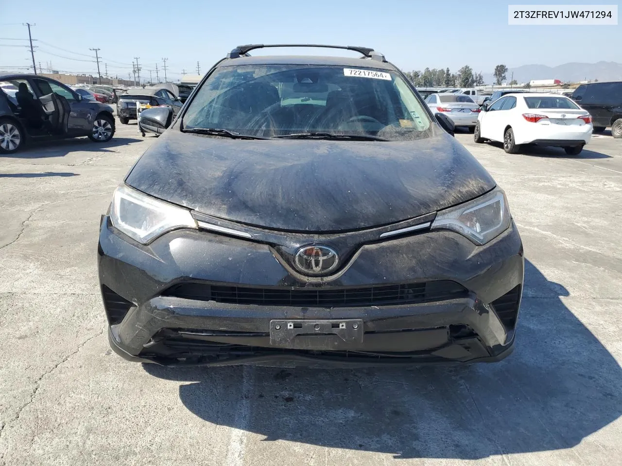 2018 Toyota Rav4 Le VIN: 2T3ZFREV1JW471294 Lot: 72217564