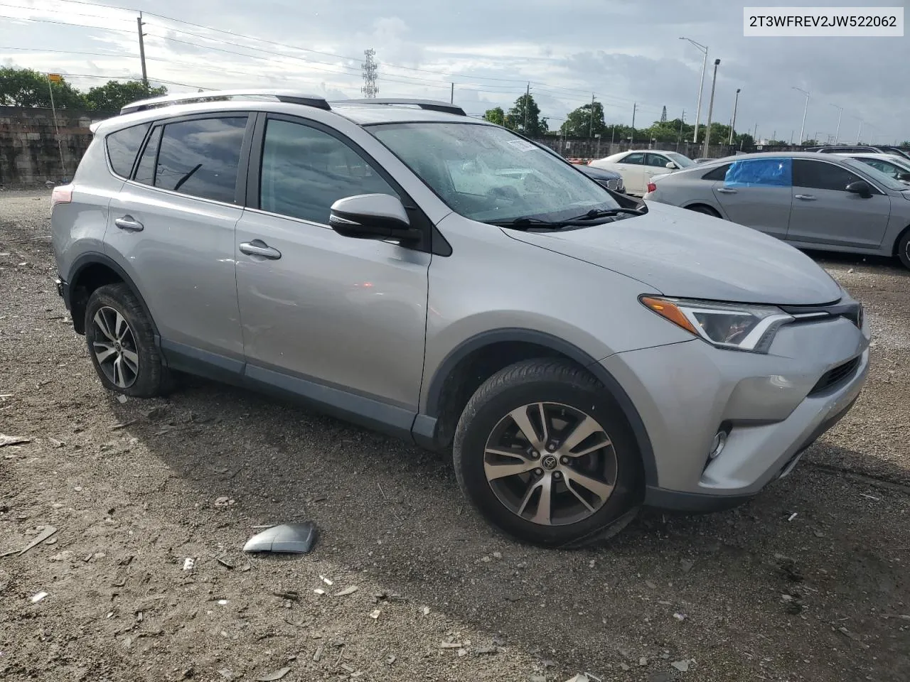 2T3WFREV2JW522062 2018 Toyota Rav4 Adventure