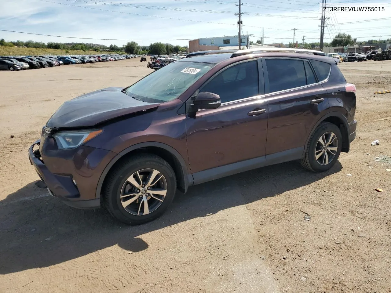 2018 Toyota Rav4 Adventure VIN: 2T3RFREV0JW755015 Lot: 72818304