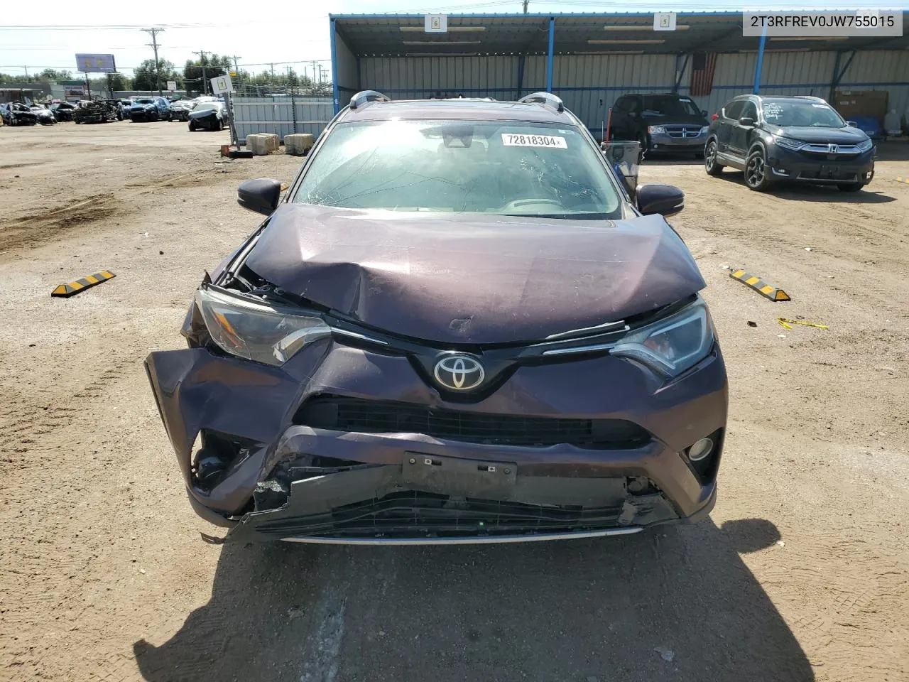 2T3RFREV0JW755015 2018 Toyota Rav4 Adventure