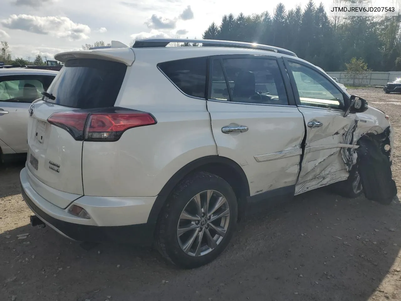 JTMDJREV6JD207543 2018 Toyota Rav4 Hv Limited