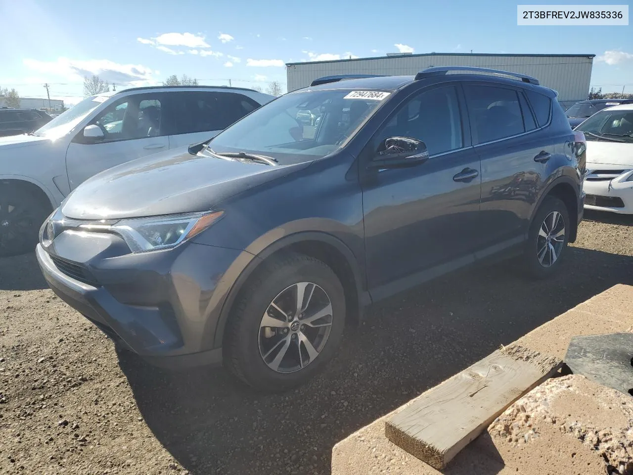 2T3BFREV2JW835336 2018 Toyota Rav4 Le