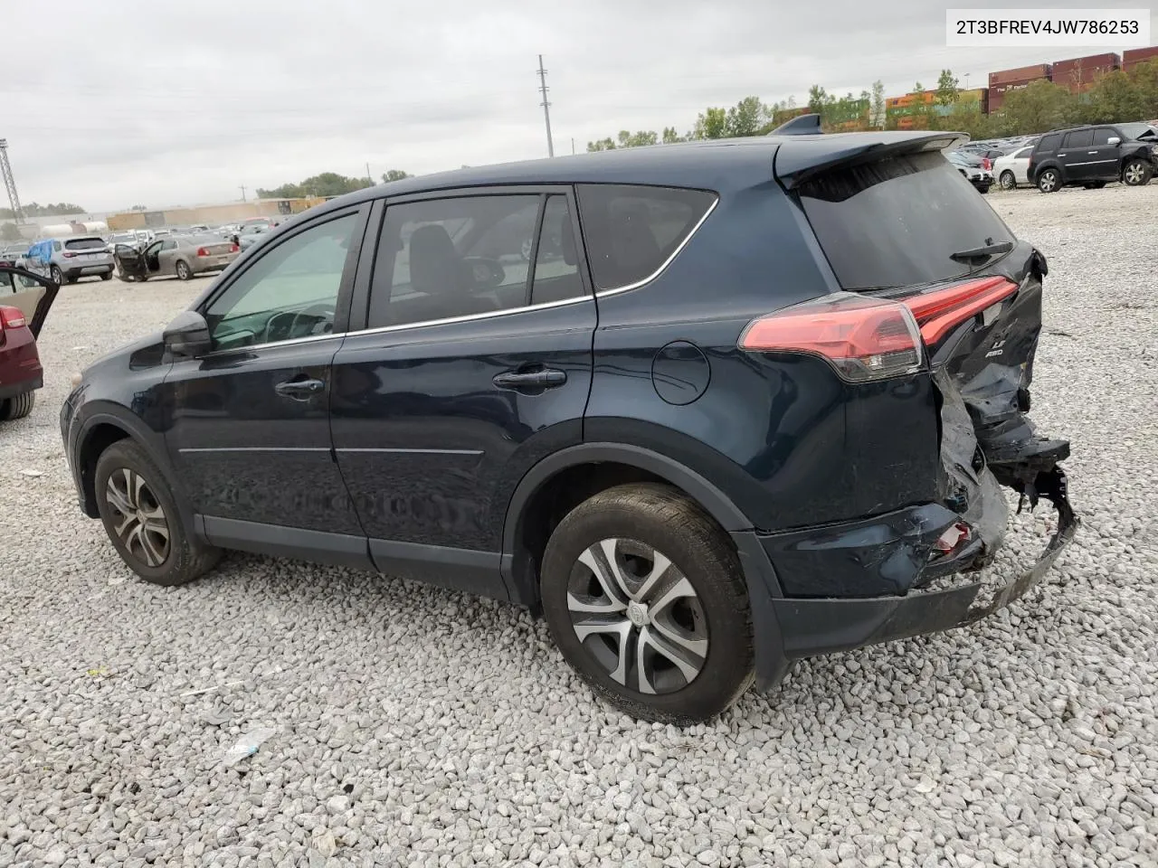 2018 Toyota Rav4 Le VIN: 2T3BFREV4JW786253 Lot: 72977984