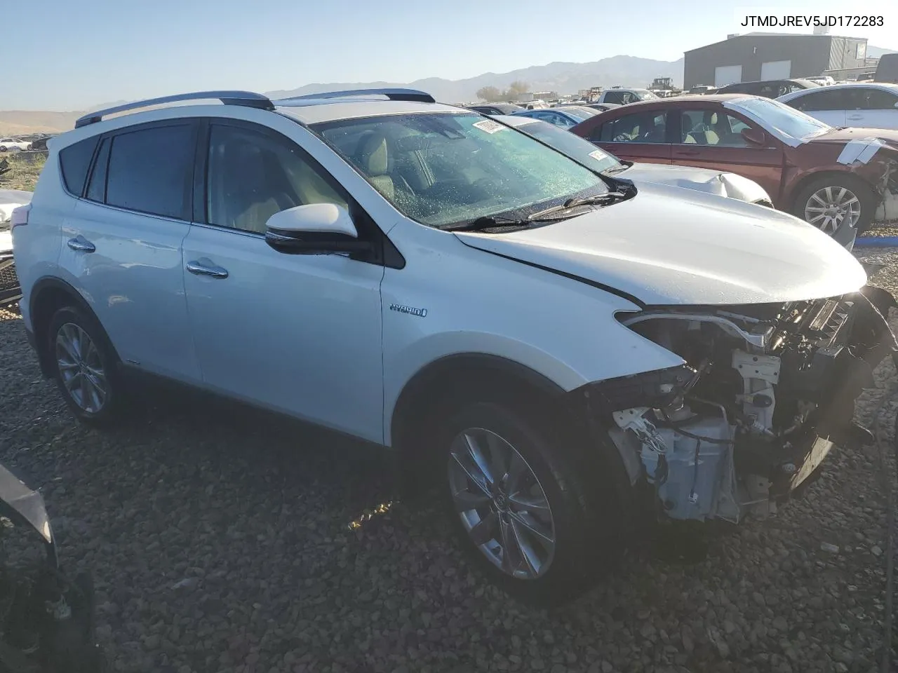 JTMDJREV5JD172283 2018 Toyota Rav4 Hv Limited