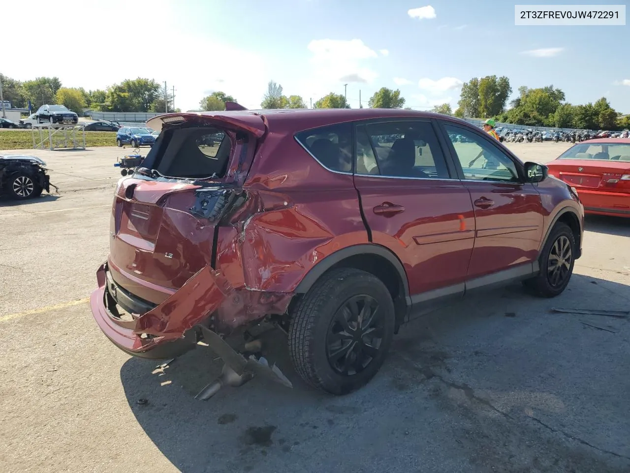 2018 Toyota Rav4 Le VIN: 2T3ZFREV0JW472291 Lot: 73137674