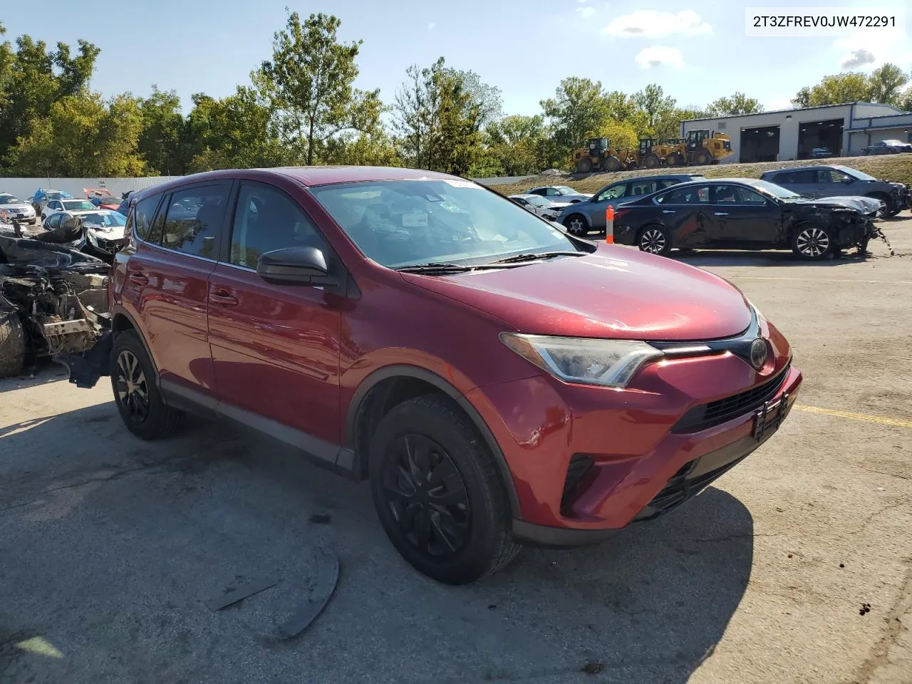 2018 Toyota Rav4 Le VIN: 2T3ZFREV0JW472291 Lot: 73137674